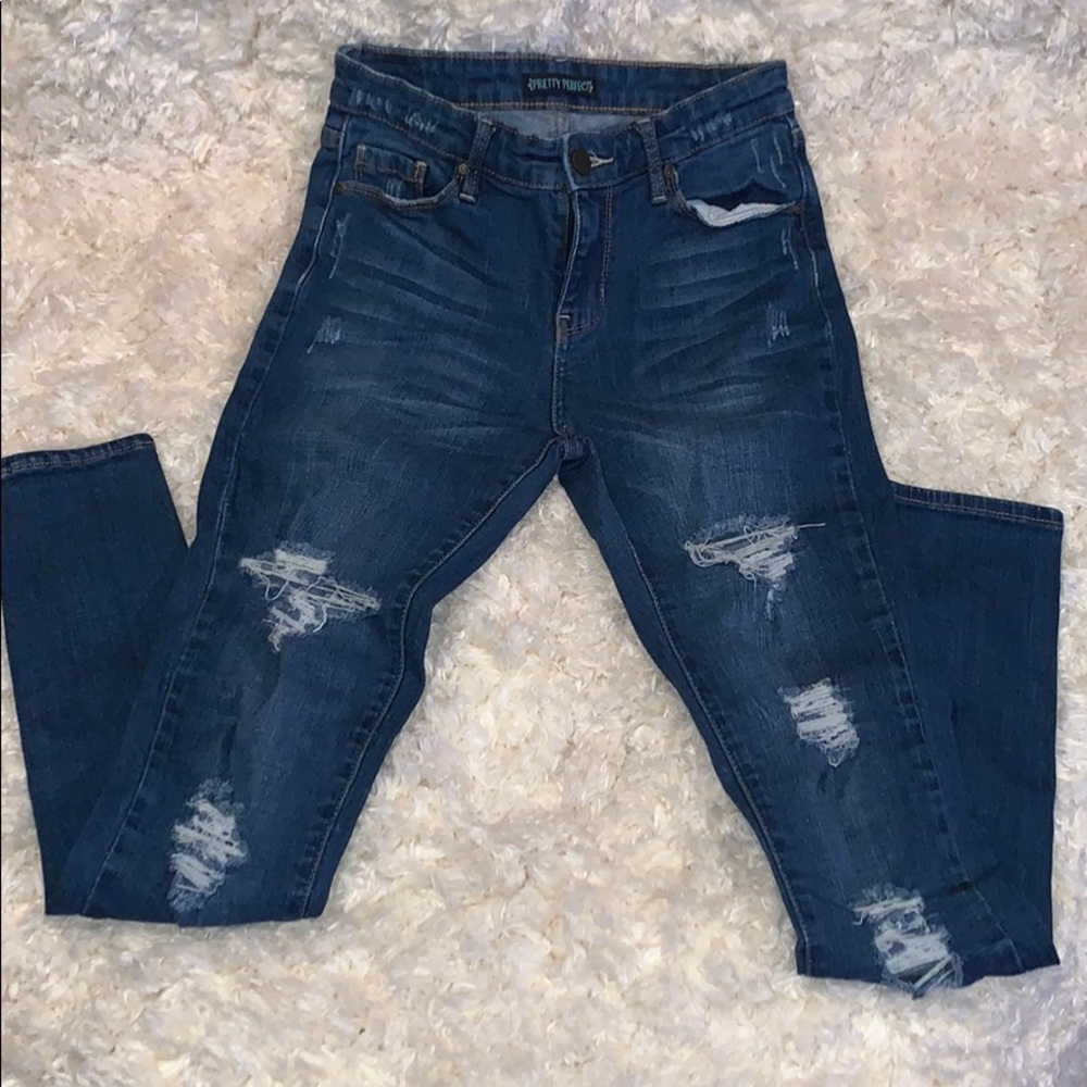 Stressed pretty perfect girls jeans S/5 very clean